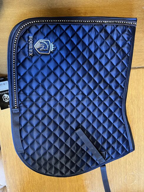 Schabracke von Equilyx Satin-Schabracke, Equilyx Satinschabracke Navy, Daniela Gruber, Dressage Pads, Brombachtal, Image 2