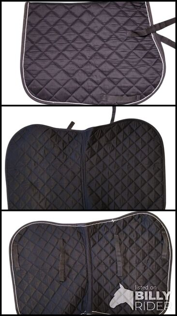 Satteldecke Schabracke Sattelunterlage Vielseitigkeit Full schwarz, Andrea Schürmann, Dressage Pads, Lichtenau, Image 4