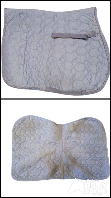 Schabracke Satteldecke Vielseitigkeit WB hellblau, Andrea Schürmann, Dressage Pads, Lichtenau, Image 3