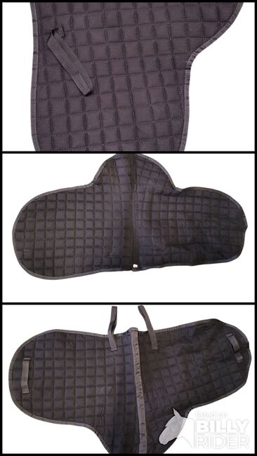 Schabracke Satteldecke Vielseitigkeit WB schwarz, Andrea Schürmann, Dressage Pads, Lichtenau, Image 4