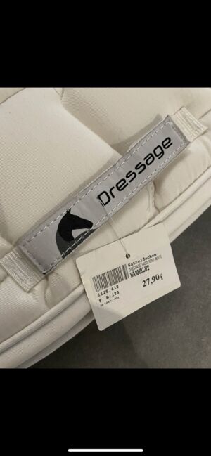 Schabracke Dressur Weiß, Decathlon , Aylin, Dressage Pads, Losheim am See, Image 4