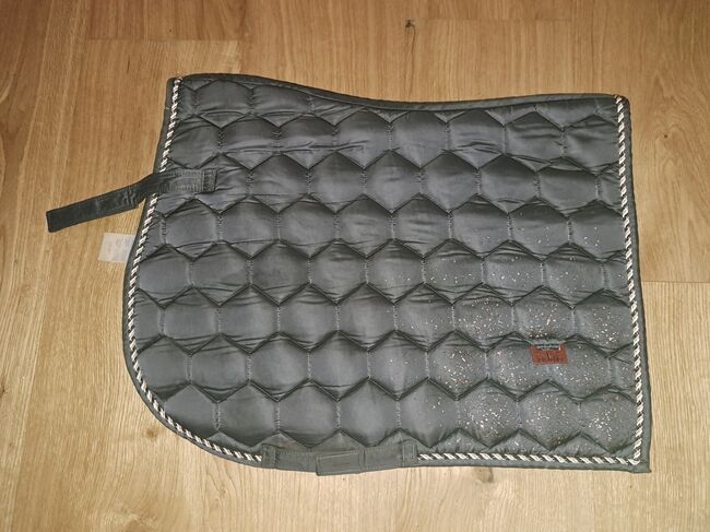 Schabracke Felix Bühler in Graublau, Felix Bühler, Rolf Schäfer, Dressage Pads, Wiesloch