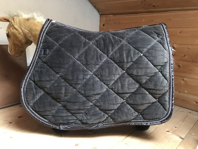 Schabracke »Platinum Samt Crystal« Ebony Platinum, Eskadron, Agnes B., Dressage Pads, Essenbach, Image 2