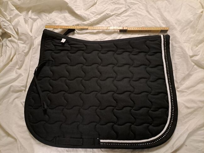 Schabracke VS schwarz mit Strass, Patricia , Dressage Pads, Neudorf