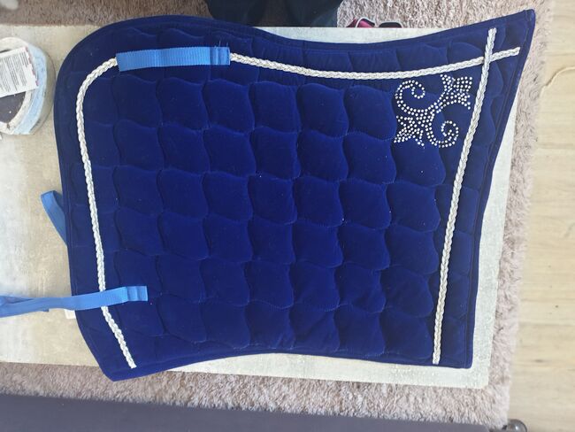 Schabracken Samt+Glitzer, Barock/Spanisch, Melanie, Dressage Pads, Offenburg , Image 2