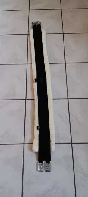 Sattelgurt Langgurt 130 cm mit Fell, Equinate  130 cm 52 ", Antje Schwarzer , Girths & Cinches, Barleben