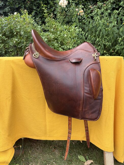 Zaldi Luso Deluxe portugiesischer Dressursattel für Working Equitation, Zaldi Luso Deluxe, Johanna Hochreiter, Dressage Saddle, Bad Leonfelden