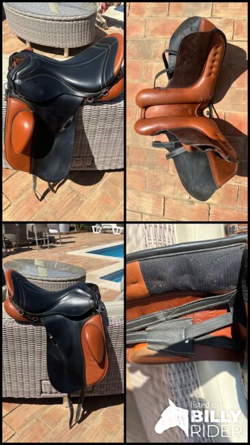 Zaldi 'New Cont' 17" Dressage Saddle, Zaldi Zaldi 'New Cont' 17" Dressage Saddle , Anna Faulkner, Dressage Saddle, ALBUFEIRA, Image 9