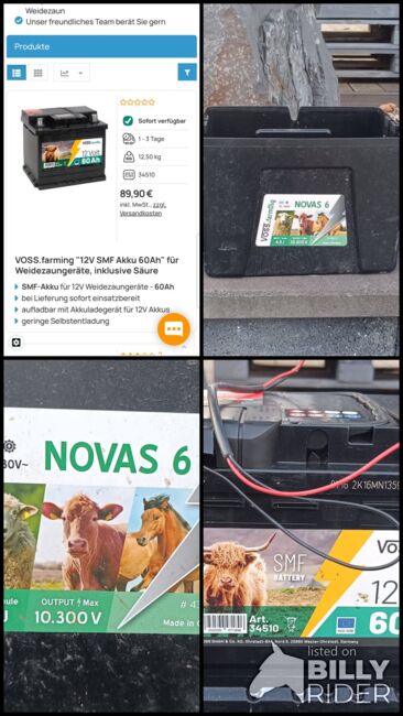 Weidezaungerät +Akku, Voss farming Novas 6, Katrin Schwarz , Ogrodzenia elektryczne i wyposażenie, Sonneberg, Image 9