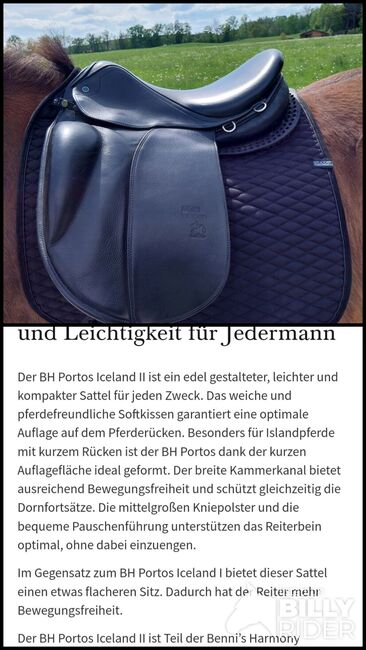 Sehr gut erhaltener Stübben Sattel, Portos Iceland II, Stübben  Portos Iceland II, Heike, Icelandic Saddle, Penzberg, Image 3