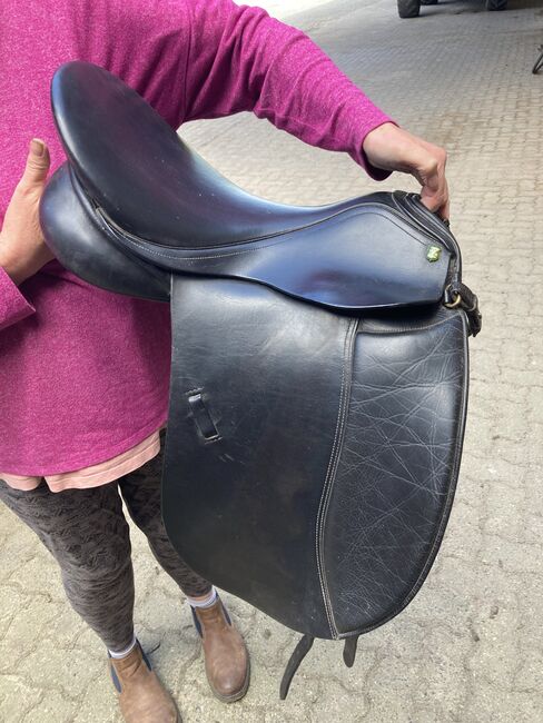Zeitler Massimo 42 KW 17.5" VSD Kaltblutsattel, Zeitler Massimo VSD, Bettina Bratz, Lambskin Pad, Soltendiek  Niedersachsen