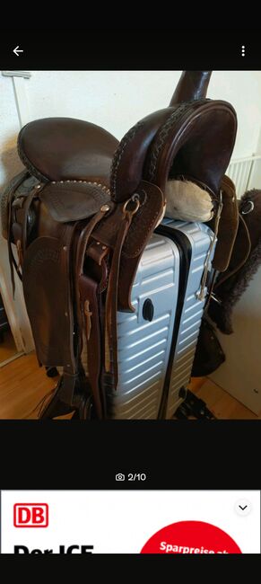 Selten! Charro-/Vaquero-Westernsattel mit spezieller Polsterung, Birgit, Western Saddle, Leipzig, Image 6