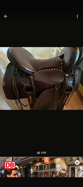 Selten! Charro-/Vaquero-Westernsattel mit spezieller Polsterung, Birgit, Western Saddle, Leipzig