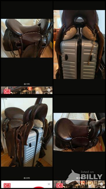 Selten! Charro-/Vaquero-Westernsattel mit spezieller Polsterung, Birgit, Western Saddle, Leipzig, Image 10