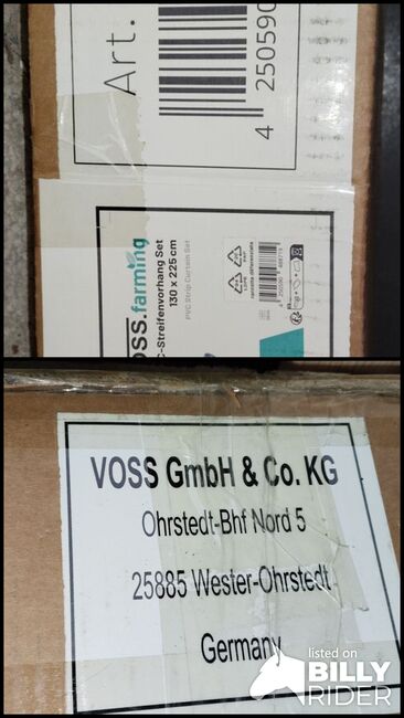 PVC Streifenvorhang Set, Voss.farming PVC Streifenvorhang Set, Falkenstetter Elfi, Wyposażenie stajni, Salzburg , Image 3