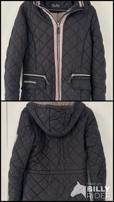 Winter Reitjacke Felix Bühler schwarz Größe S mit abnehmbarer Kapuze, Felix Bühler, Imke, Koszulki i t-shirty, Solingen, Image 3