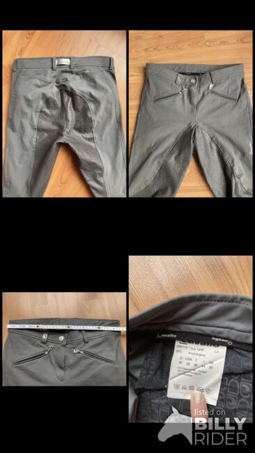 Neuwertig: Cavallo Reithose Caja Grip grau Gr. 40, Cavallo Caja Grip, Helena , Breeches & Jodhpurs, Krefeld, Image 18
