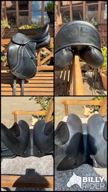 Neuwertiger Jorge Canaves Belgrano Dressursattel Monoblatt, Jorge Canaves Belgrano Dressursattel Monoblatt, Sina Fürstenberg, Dressage Saddle, Braunschweig, Image 8