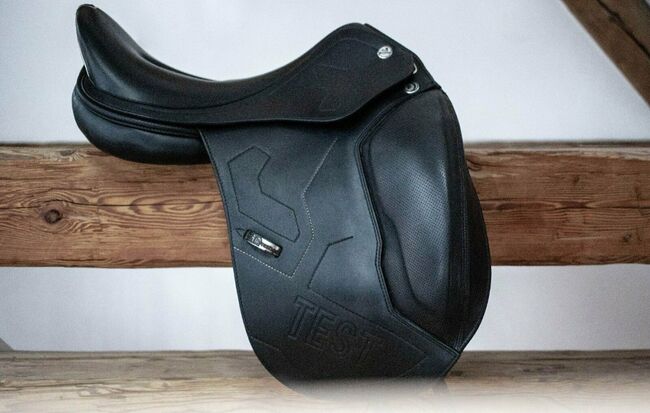 Schwarzer Dressursattel Prestige X Breath 17 Zoll 34,5 KW, Prestige  X Breath , Constanze Heintz , Dressage Saddle, Utting, Image 6