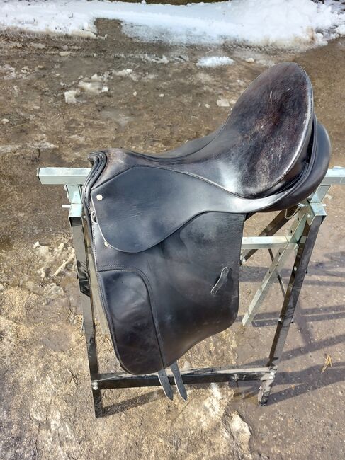 Schwarzer Dressursattel zu verkaufen, Max Höpfner, Manuela, Dressage Saddle, Langenenslingen, Image 2