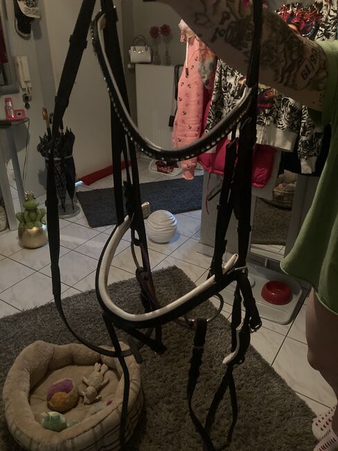 Schwarz weise Lack trense, Kai Legleitner, Bridles & Headstalls, Pirmasens, Image 2