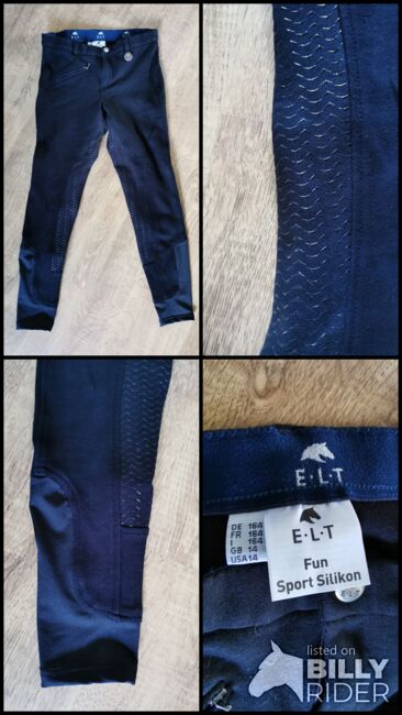 Schwarze ELT Reithose, ELT, Paula , Breeches & Jodhpurs, Randowtal, Image 6