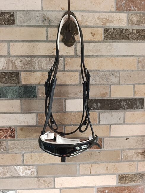 Ledertrense schwarz für Full, Karin, Bridles & Headstalls, Schermbeck