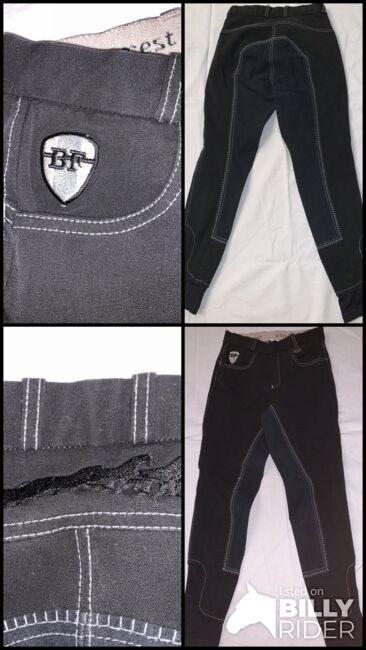 Schwarze Black Forest (Loesdau) Kinder Reithose, Größe 152, Loesdau, Sabine, Children's Breeches & Jodhpurs, Ansbach , Image 5