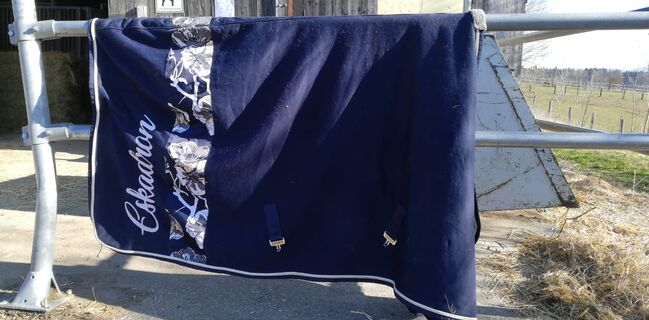 Abschwitzdecke, Eskadron Deepblue Flower Abschwitzdecke, Julia Forstner, Horse Blankets, Sheets & Coolers, Gallneukirchen 