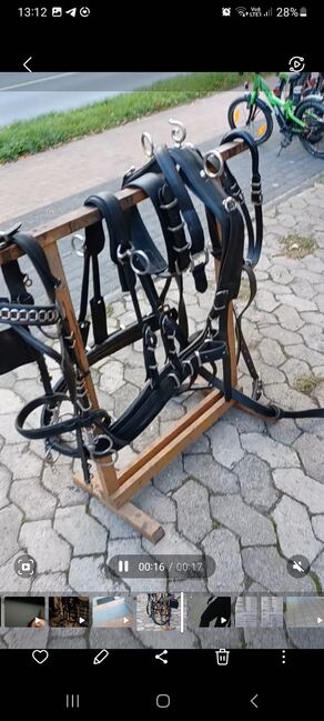 Zweispänner Geschirr Haflinger, Christina Droste , Kutschgeschirr, Lennestadt
