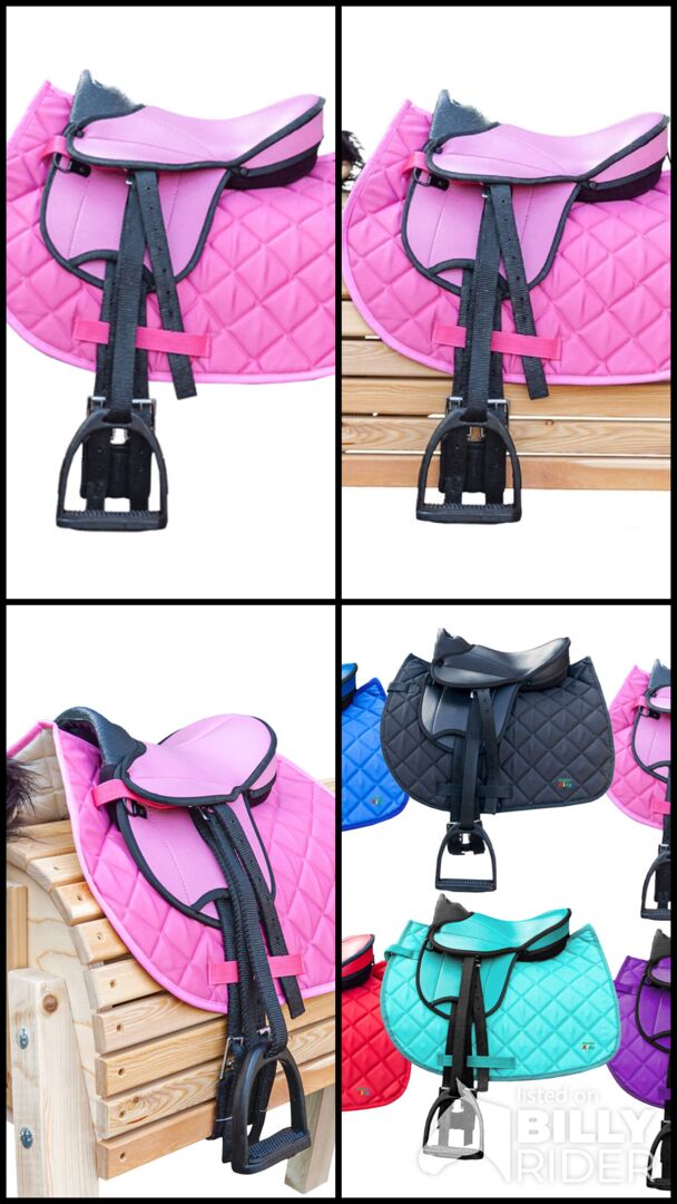 Cintura Per Cavallo Brama West In PVC - 55 Cm, Con Fibbie In Acciaio Inox, Colore Nero